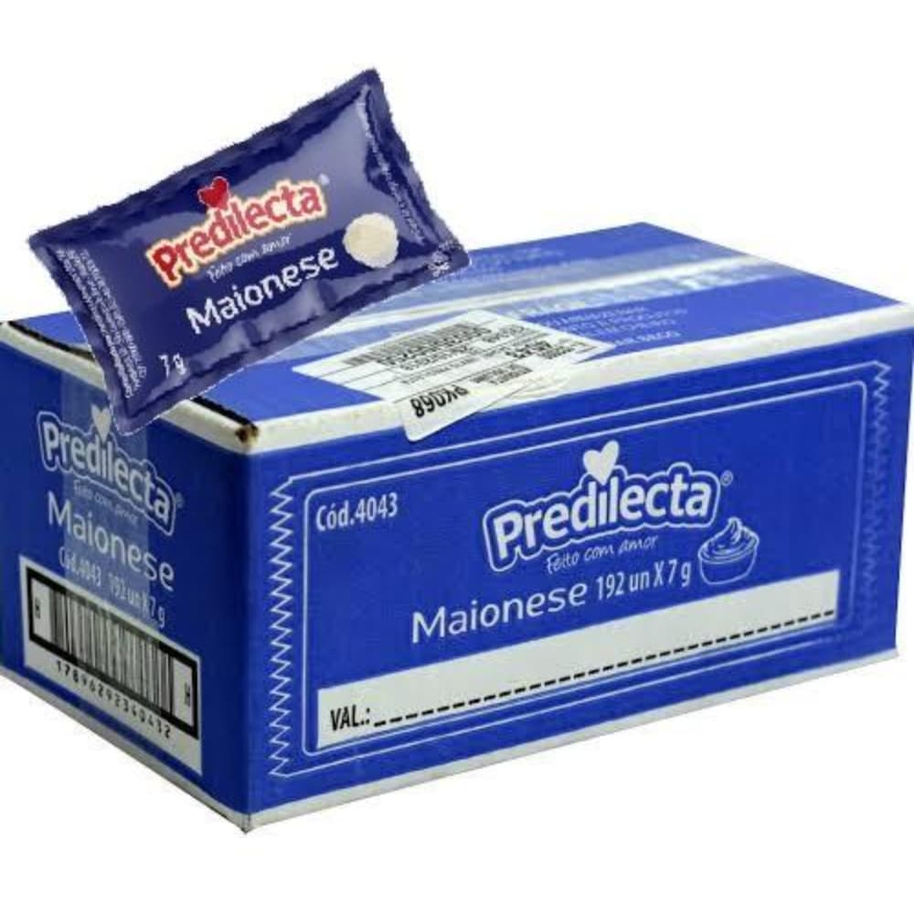Maionese Sache Predilecta 7g – Caixa com 144 Unidades (Atacado)