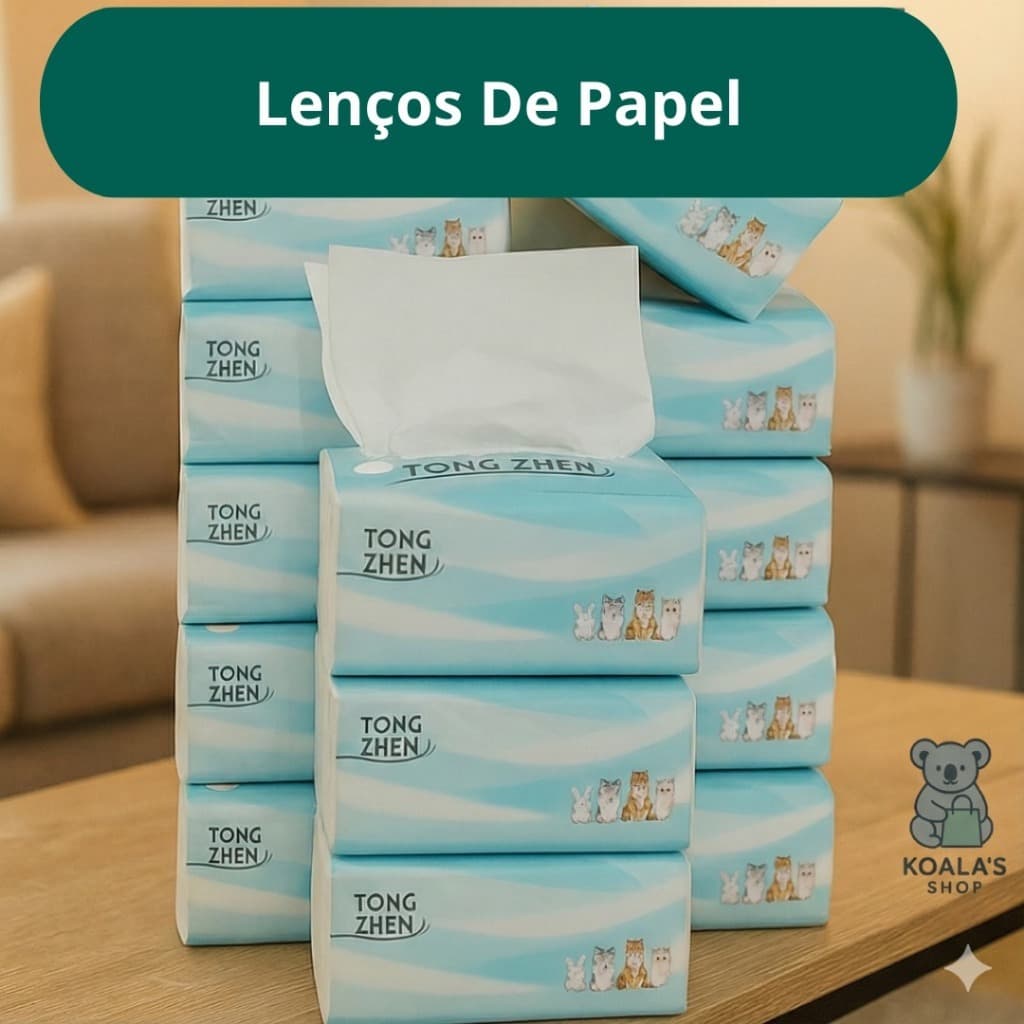 Lenço Papel 10/20/30 Pacotes Toalha Interfolha 5 Dobras 400 Folhas Papel Limpeza Higiênico Doméstico Guardanapos
