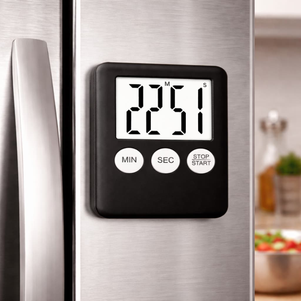 Timer Digital Cozinha Cronometro Magnetico Geladeira Contagem Regressiva 99min