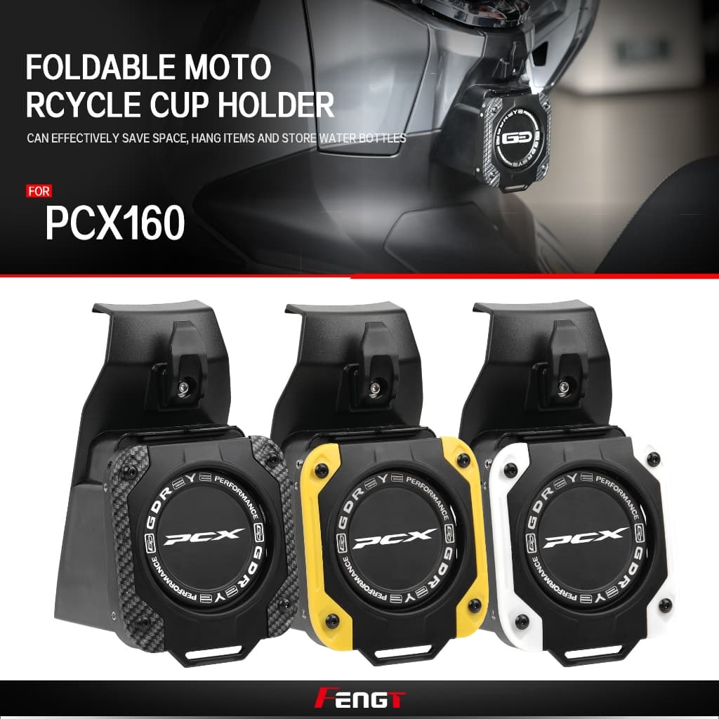 Para HONDA PCX160 Motocicleta PCX 160 Todo O Ano Liga De Alumínio Suporte Copo Bebida Garrafa Água Titular