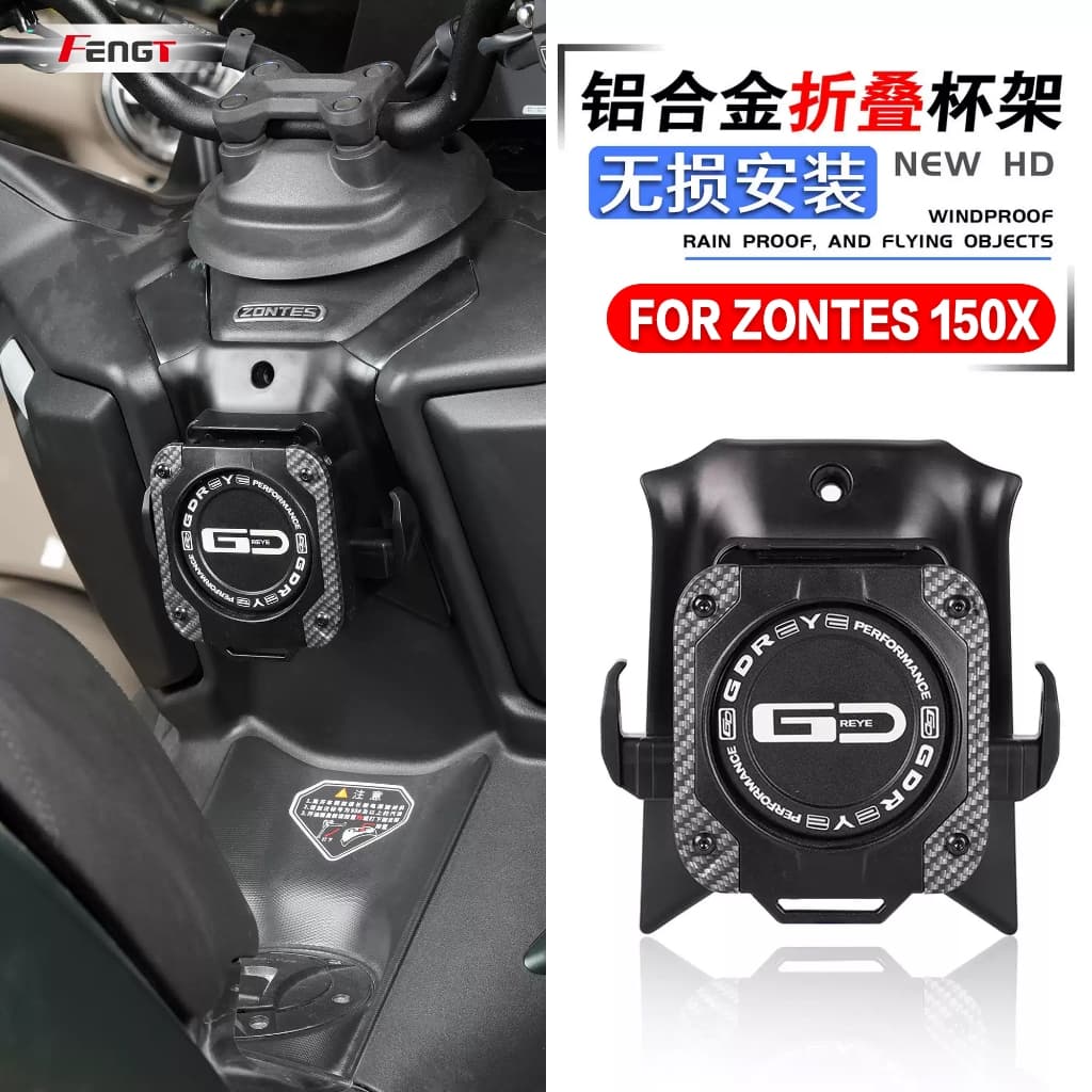 Para Zotes 150X 150 X 2025 2026 Suporte Especial Motocicleta Com Dobrável Copo De Água Bebida Garrafa Gancho Capacete De