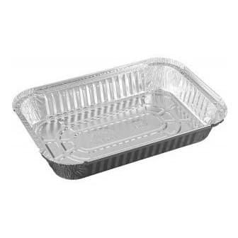 Bandeja Alumínio Retangular Com Tampa 1.500ml Wyda