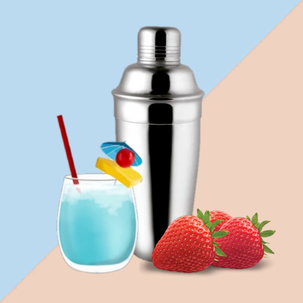 Coqueteleira Aço Inox 500 ml ou 750 ml - Drinks, caipirinha, coquetel, barman, bebida, bar