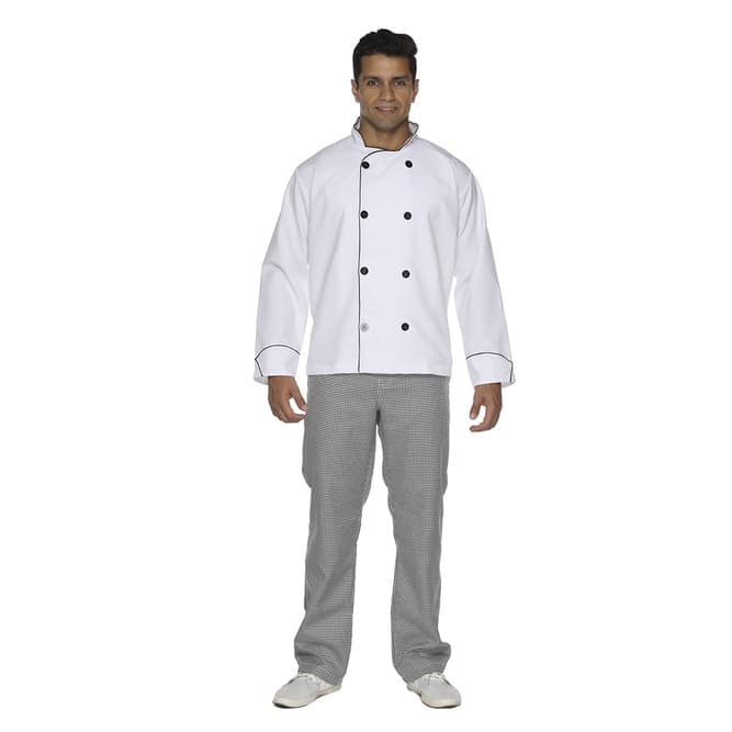 Calça cozinheiro chef de cozinha xadrez pied poule