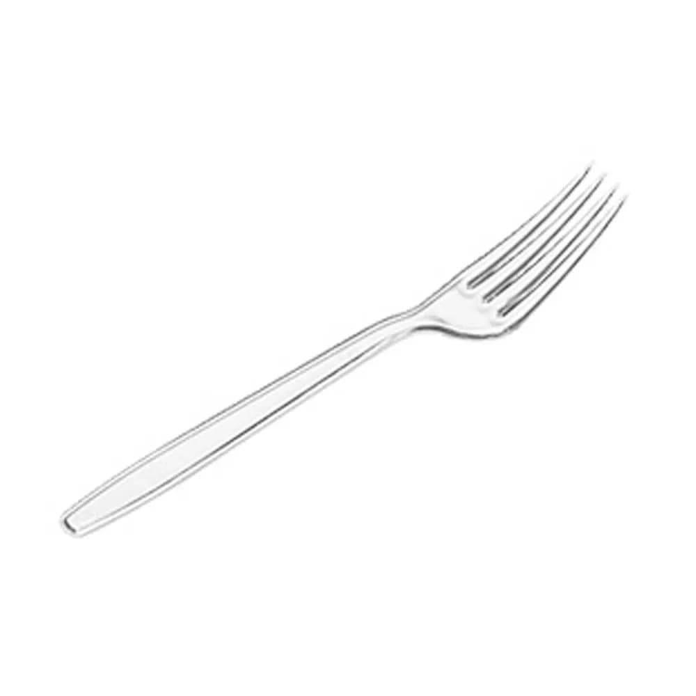 Garfo Descartável Refeição Branco Reforçado Strawplast C/500