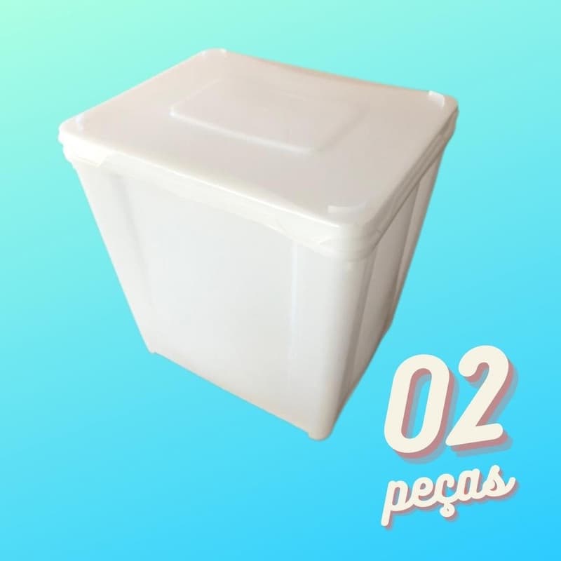 pote hermético 10 litros - Kit 02 Peças