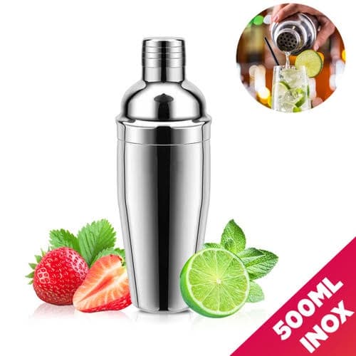 Coqueteleira Copo Para Drinks e Caipirinha Bar Inox 750 ml
