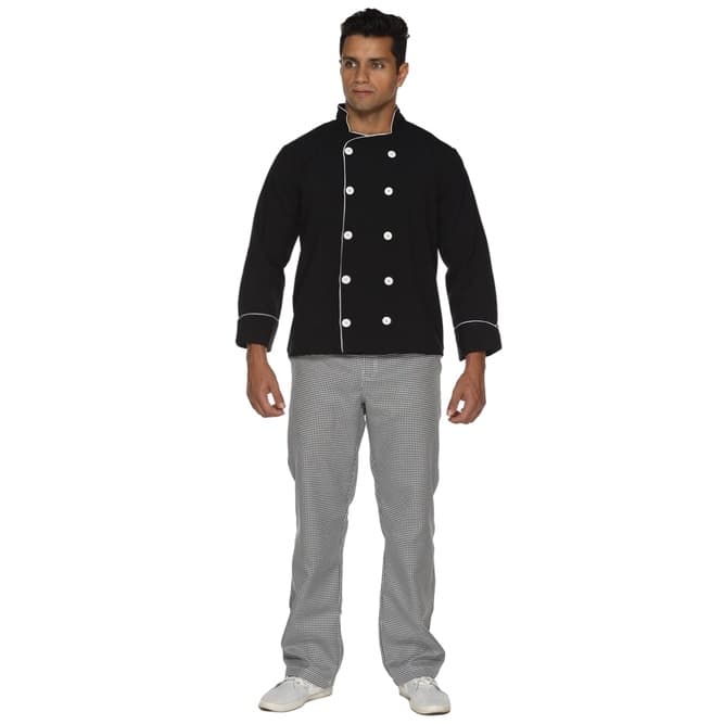 Calça cozinheiro chef de cozinha xadrez pied poule plus size