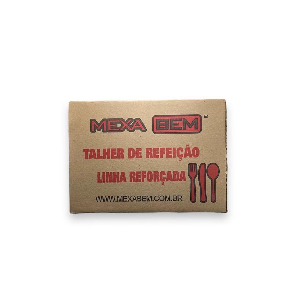 Garfo Para Refeição 17,7CM Reforçado Mexa A Granel C/500UN - Mexa Bem