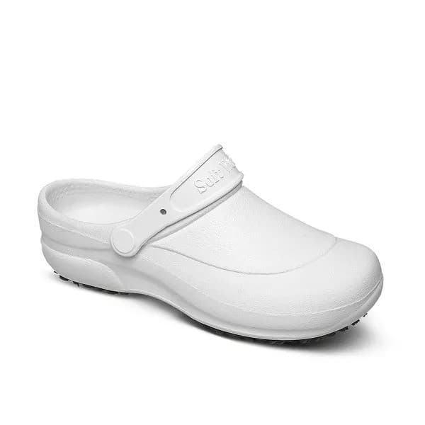 Sapato Aberto Enfermagem Cozinha Antiderrapante 43/44 Branco Soft Works