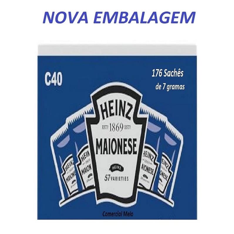 Maionese Saches Heinz Caixa