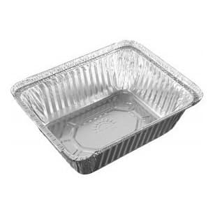 Bandeja Alumínio Retangular Com Tampa 1.170ml Wyda 100un