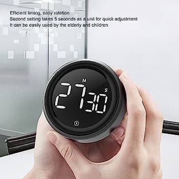 Timer Digital Para Cozinha/Temporizador Eletrônico Com Contagem Regressiva/Contador De Alarme/Cronômetro Estudo