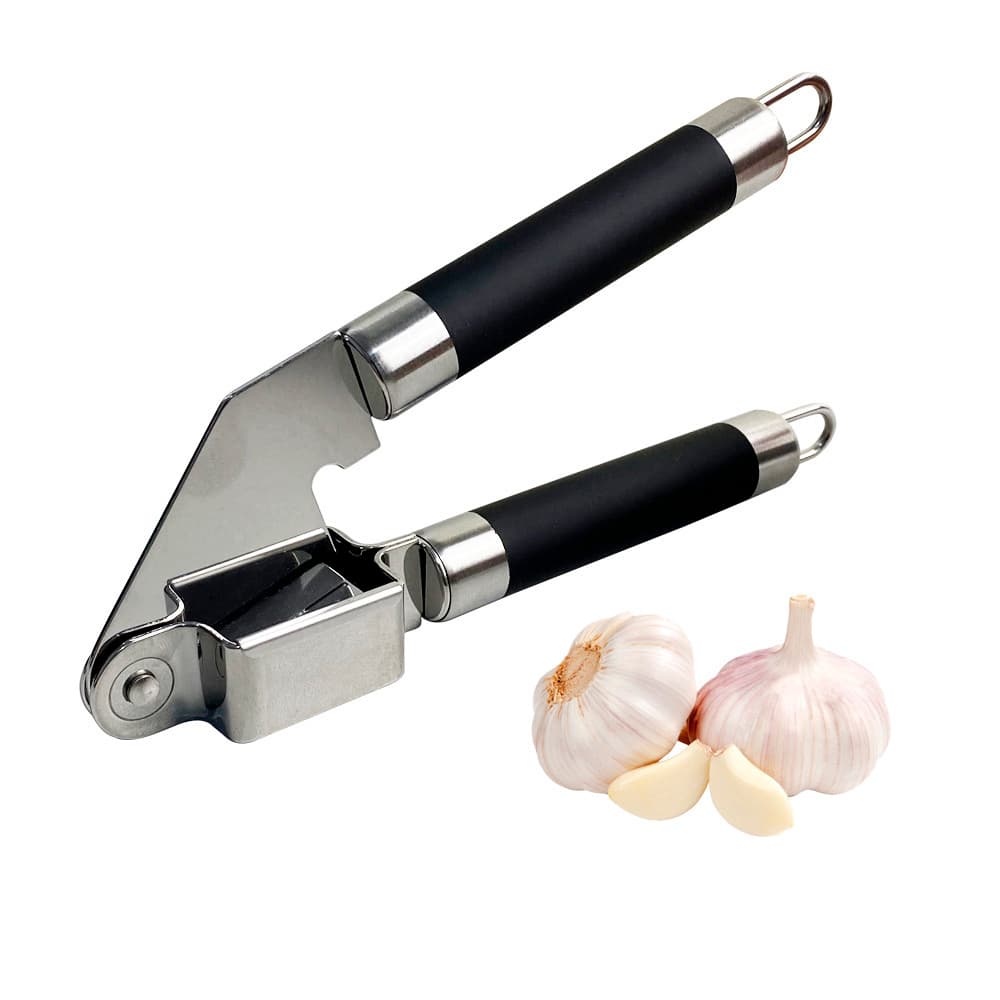 Espremedor Amassador Triturador de Alho Quadrado Linha Inox Prime Profissional