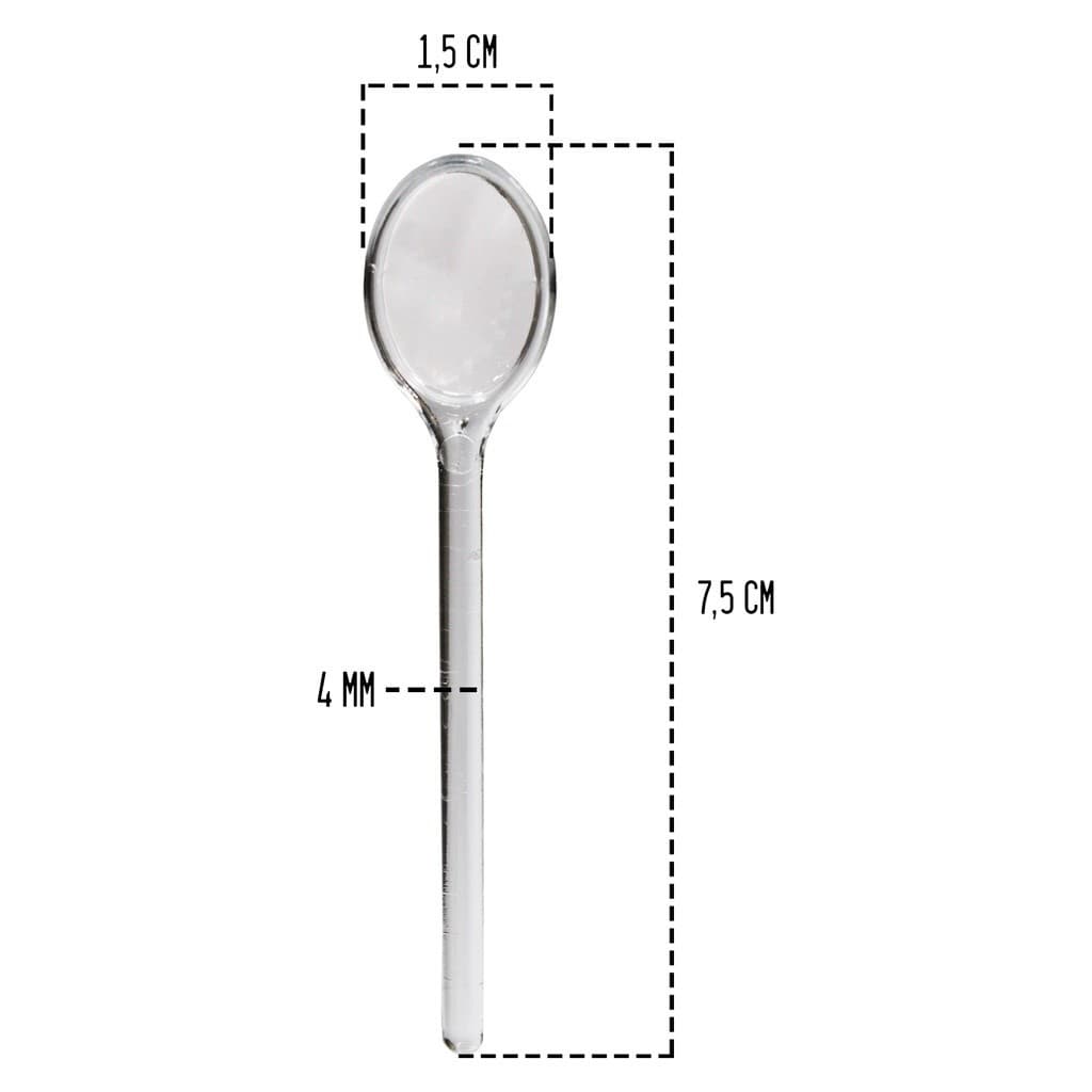 Mini Colher Plástica Para Festas Sobremesas Café Docinhos