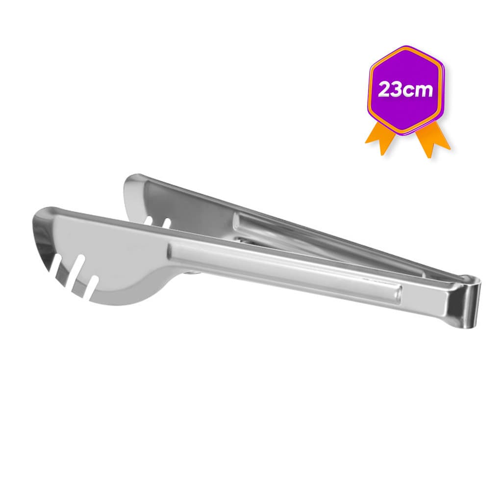 Pegador de Massa e Salada Universal 23 CM Inox Premium
