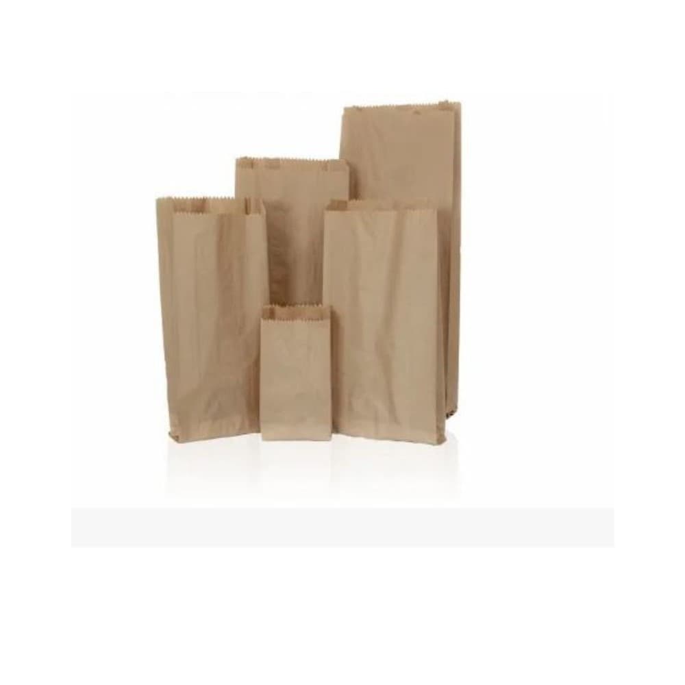 Saco de Papel Kraft 3kg para Padaria – 500 Un. Liso, Resistente, Ideal para Panificadoras