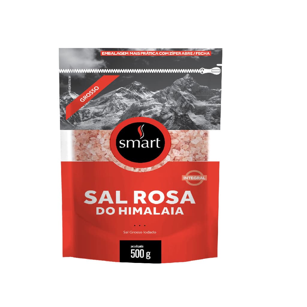 Sal Rosa Do Himalaia Grosso Smart 500 G