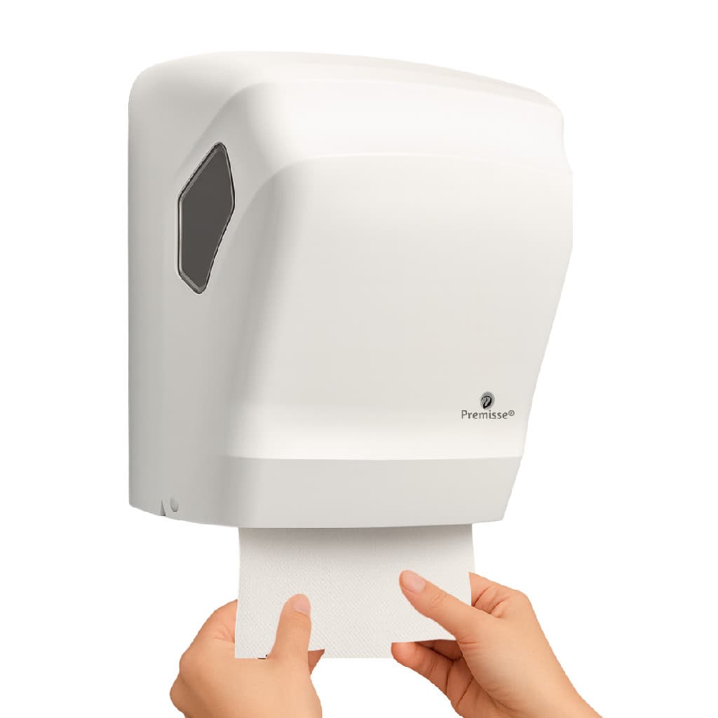 Dispenser Porta Papel Toalha Puxa Corta Parede Toalheiro Rolo Banheiro Lavabo Hotel Academia Escola Salão Comércio Loja