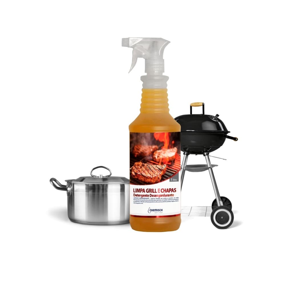 Limpador industrial desengordurante potente cozinha inox