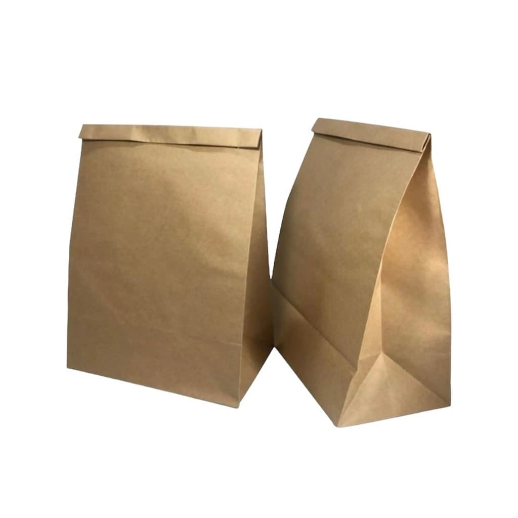 750 UN SACO DE PAPEL KRAFT MÉDIO SOS PARA DELIVERY FOOD