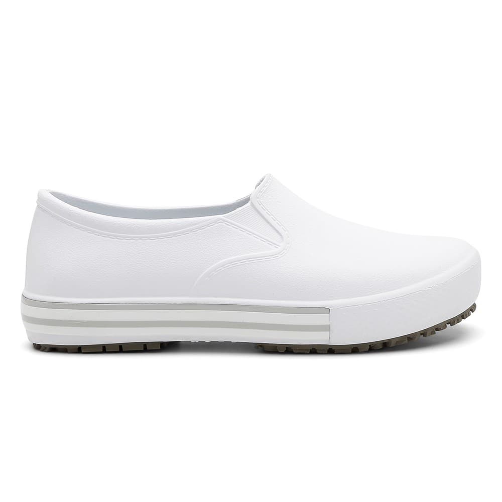 Sapato Soft Works BB80 Antiderrapante Branco cozinha enfermagem profissional ocupacional