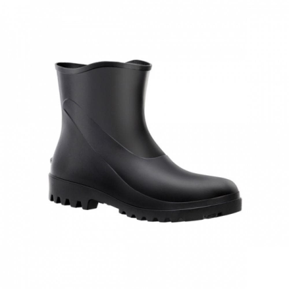 Bota de PVC Preta Cano Curto Capataz - Com Forro - Número 43 - Bracol
