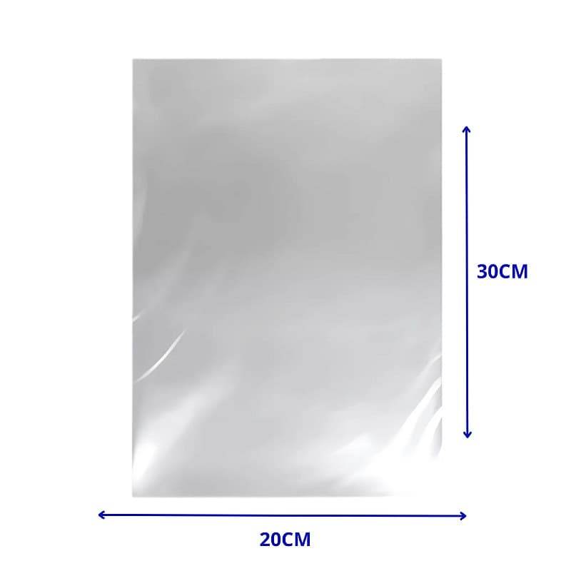 Saco Plástico Transparente PP 20x30 Com 1kg