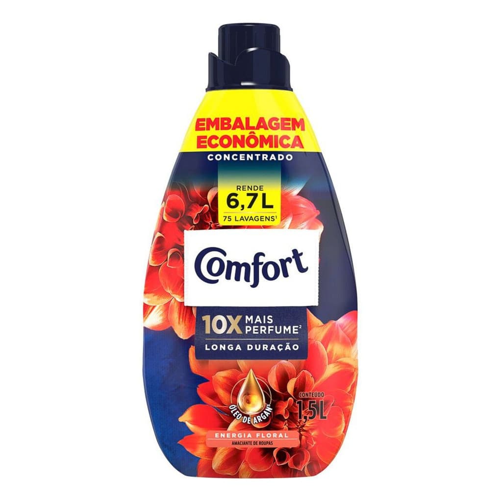 Amaciante Concentrado Comfort Energia Floral 1,5 L