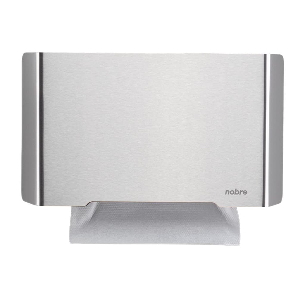 Toalheiro Dispenser De Papel Toalha Inox Escovado Interfolha Parede Cozinha Restaurantes Tippi