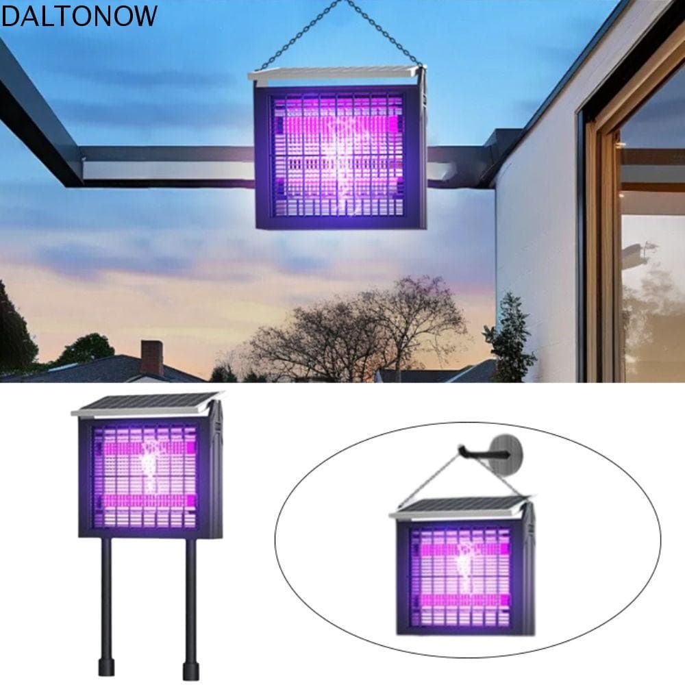 Lâmpada Solar Assassina De Mosquitos DALTONOW , Plug-in De Luz UV À Prova D'água Para Matar , Armadilha Elétrica Moscas