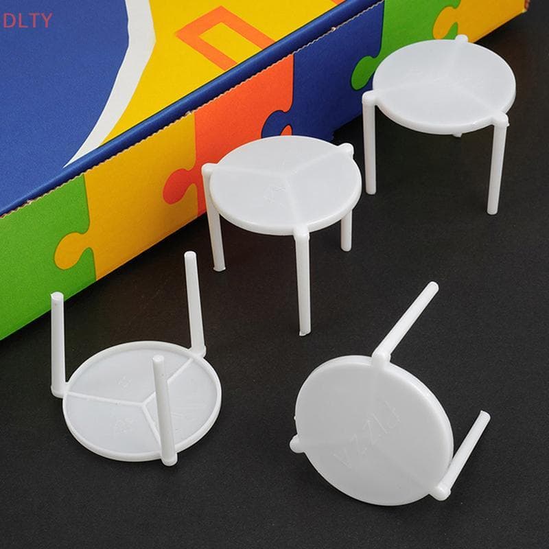 Suporte Para Proteção De Pizza , 100 Peças , Tripé De Plástico Branco , Fixação Ra , Caixa Acessórios De Cozimento De Co