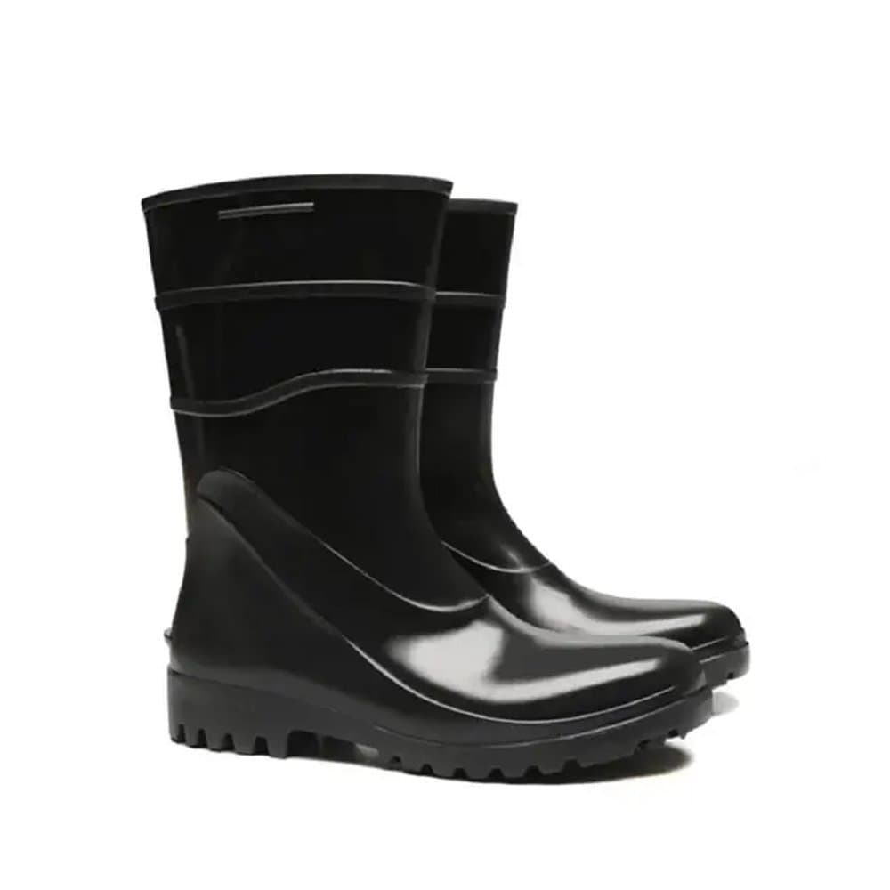 Bota Galocha Impermeável PVC Bracol Flex Cano Curto CA 37456 Preta