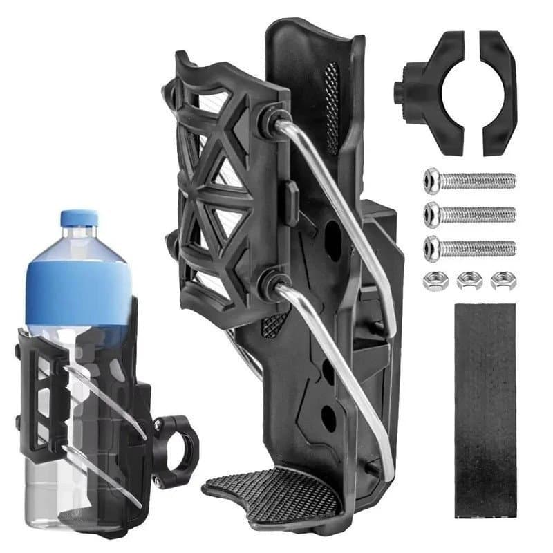 Suporte Ajustável para Copo de Motocicleta, Suporte para Garrafa de Água no Guidão para Bicicleta, Para 32-77mm, Compatí