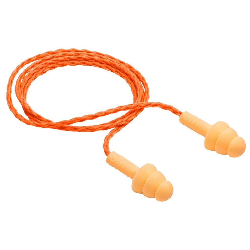 Kit 20 Protetor Auditivo Antirruído 19db Silicone Com Cordão Abafador Auricular EPI 3M
