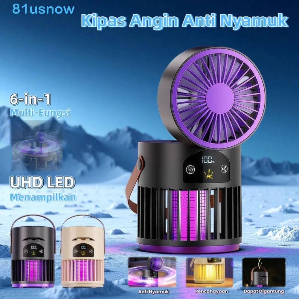 USNOW1 Luz Elétrica Contra Mosquitos , Ventilador De Lâmpada Anti-Mosquito 3 Em 1 Para Matar De Armadilha Insetos De Seg