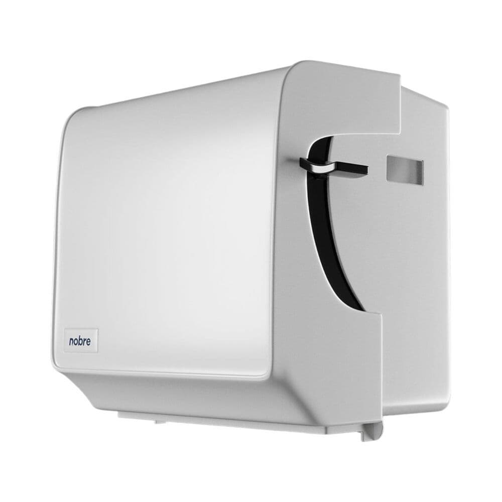 Toalheiro Dispenser Papel Toalha Rolo Bobina Alavanca Branco Nobre