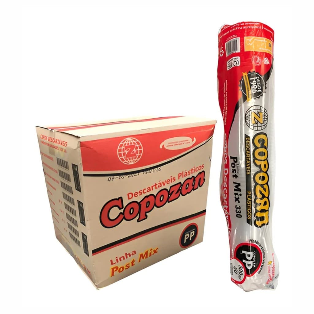 Copo Descartável 300ml Chopp Açaí Pp Liso Caixa Com 1000un