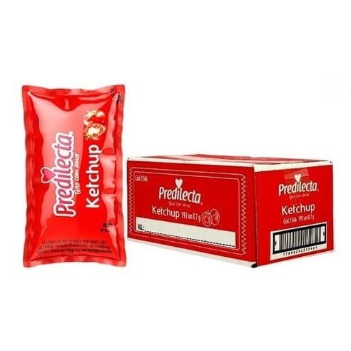 Caixa Sachê Ketchup 144 un de 7 gramas PREDILECTA