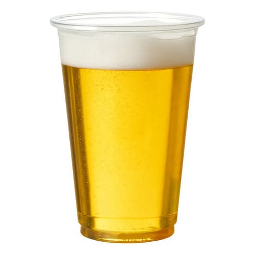 Copo Descartável 300ml Chopp Pp Liso C/ 200 Unidades Transparente