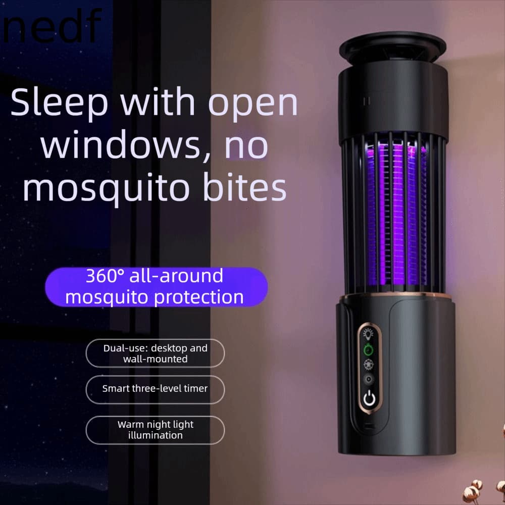 Lâmpada Elétrica Contra Mosquitos NEDFS , Luz Para Armadilha De Choque Elétrico Físico De Carregamento USB , Controlada