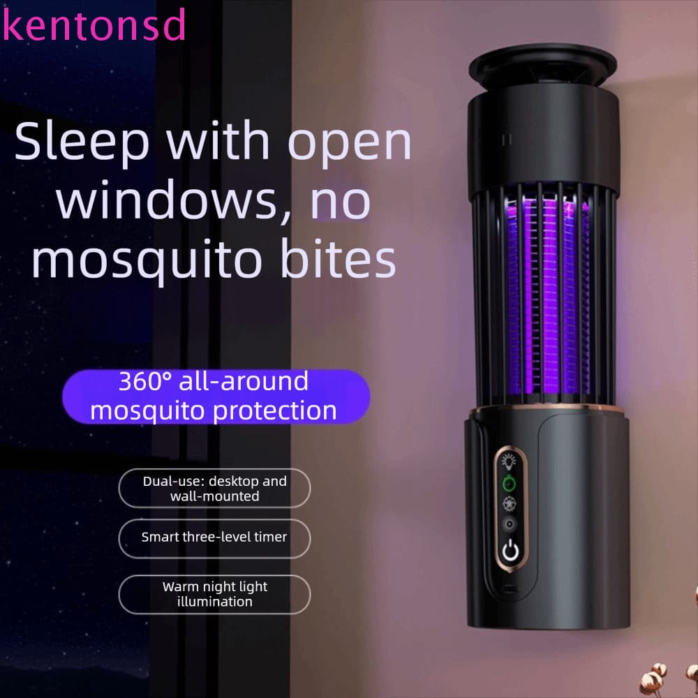 Lâmpada Elétrica Para Mosquitos KENTONSD , Luz Armadilha De Com Choque Elétrico Físico Suspenso Na Parede , Controlada P