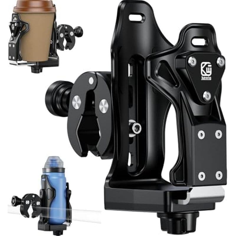 Suporte de copo antifurto para motocicleta Kewig, suporte para garrafa de água de bicicleta ajustável de tamanho Super g