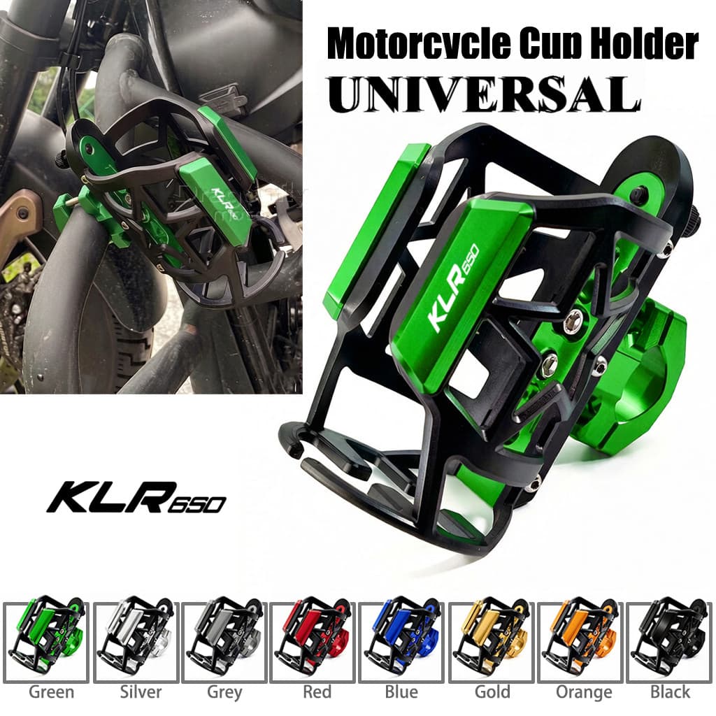 Suporte De Copo Para Kawasaki KLR650 KLR 650 KLR250 250 Motocicleta Bebida Garrafa Água Gaiola Titular Montagem Acessóri