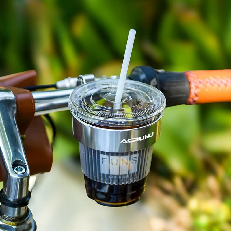 Suporte para garrafa de água em liga de alumínio para bicicletas, suporte para copo de café para motocicletas elétricas,