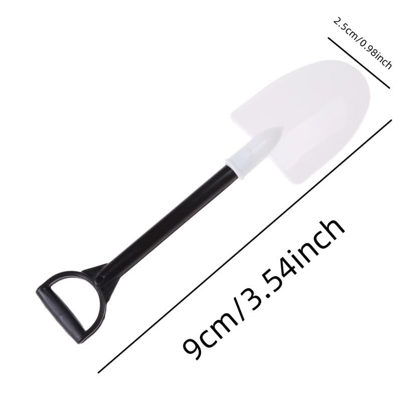Novo 50 Pçs Plástico Descartável Mini Pá Colher Vaso Sorvete Bolo Para Crianças Sobremesa Chá Colheres De Café Ferrament