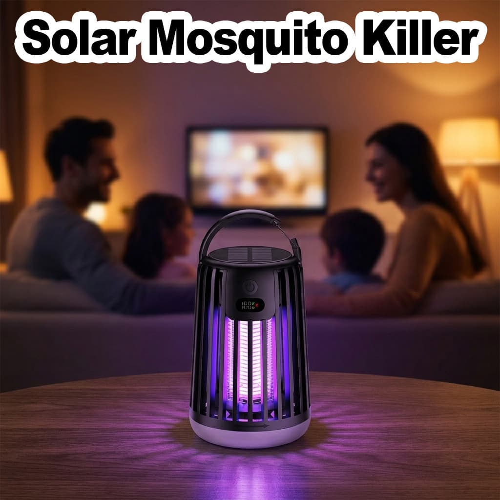 Lâmpada Solar Para Matar Mosquitos , Armadilha Moscas , Insetos , Zapper , Mata Elétrico , Controle Seguro De Pragas , L