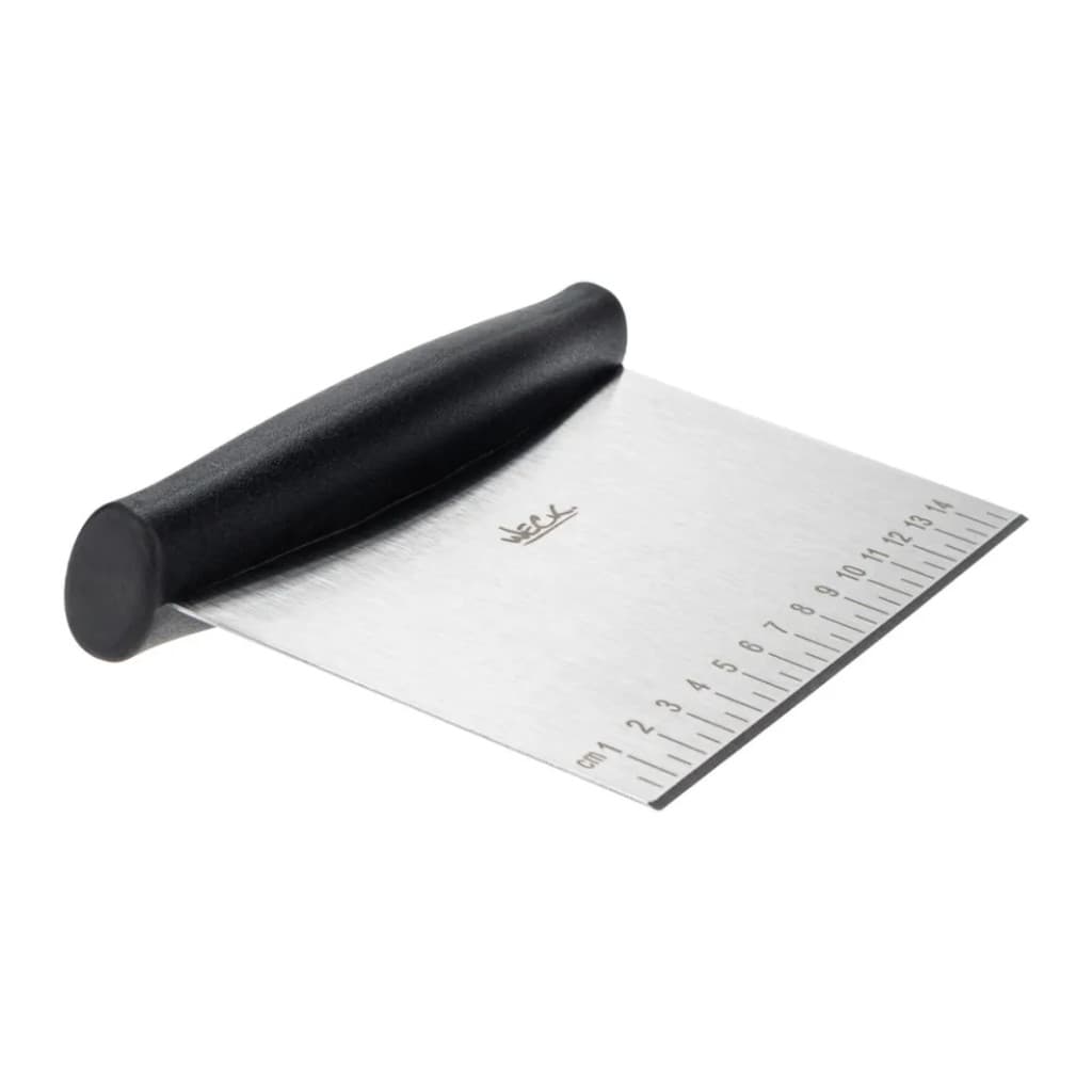 Espátula e Régua Multiuso Inox Weck Raspador de Massa e Confeiteiro Profissional