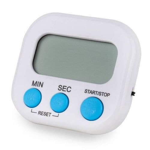 Mini Relogio Digital Cozinha Timer Prisma Contagem Regressiva Multifuncional - Sortido
