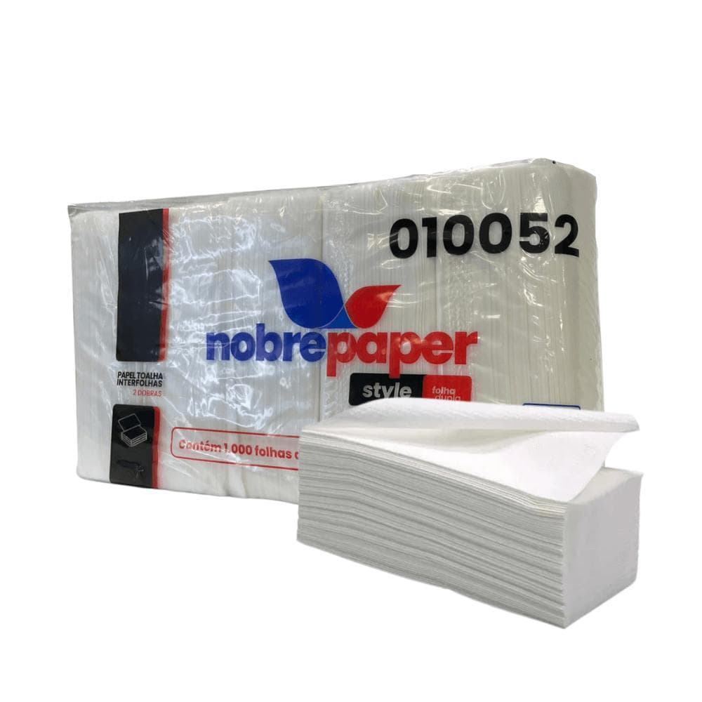 Papel Toalha Interfolha Nobre Folha Dupla 100% Celulose